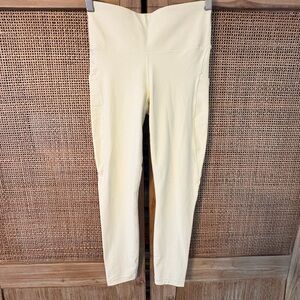 Athleta Interval Women's Yellow Leggings